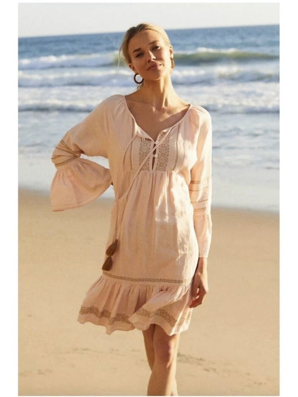 Roller Rabbit Maricruz Women’s Cover-Up Tunic Mini Dress Size XS